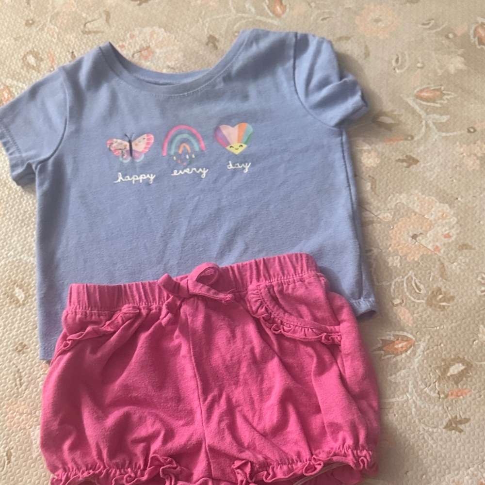 Okie Dokie Blue and Pink Kids Matching Set